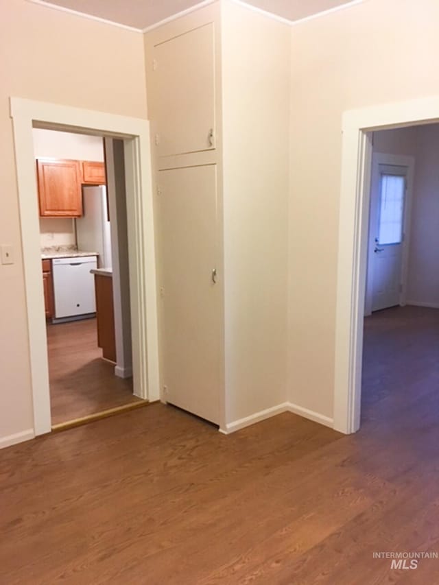 1603 11th Ave, Lewiston, ID 83501 - spare room with wood finished floors and baseboards