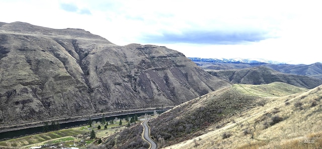 view of mountain feature