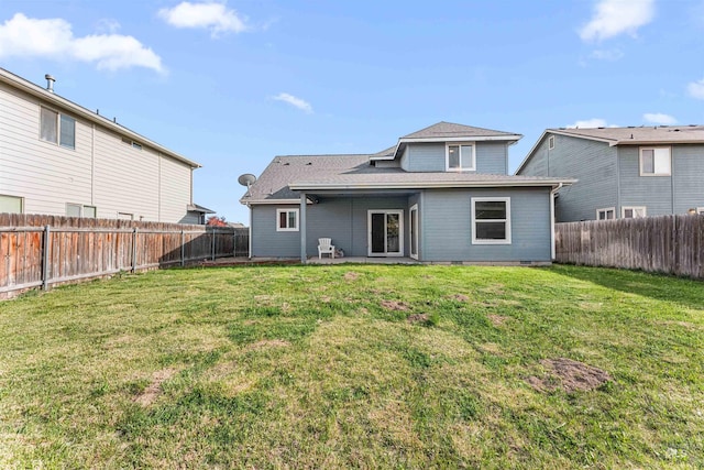 view of back of property