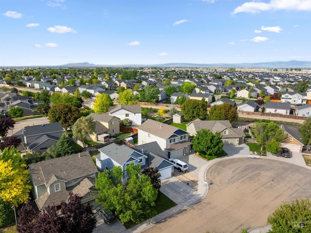 aerial perspective of suburban area