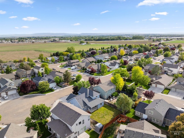 aerial perspective of suburban area