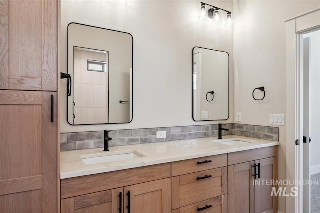701 N 2nd Ave, Hailey, ID 83333 - full bathroom featuring double vanity and a sink