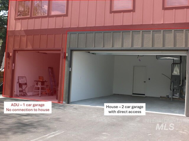 701 N 2nd Ave, Hailey, ID 83333 - garage featuring heating unit