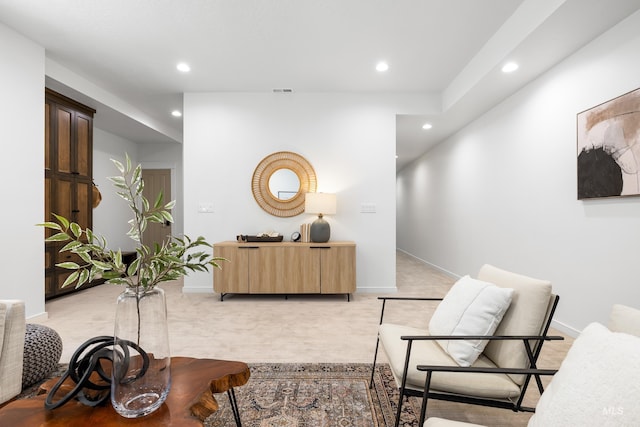 2206 N 20th, Boise, ID 83702 - living room featuring recessed lighting and light colored carpet