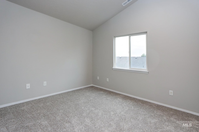 10224 W Altair, Star, ID 83669 - carpeted empty room featuring lofted ceiling and baseboards