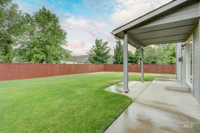10224 W Altair, Star, ID 83669 - fenced backyard with a patio