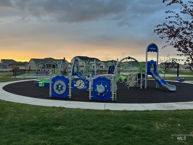 4672 N Patimos Ave, Meridian, ID 83646 - community jungle gym featuring a yard