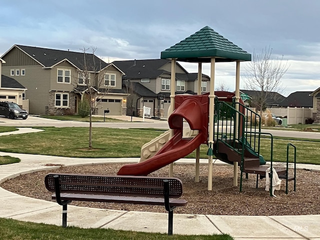 4672 N Patimos Ave, Meridian, ID 83646 - communal playground with a residential view and a yard