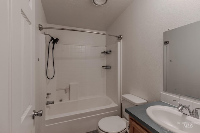 3537 Brogan Rd, Emmett, ID 83617 - full bath featuring toilet, vanity, and shower / bathtub combination