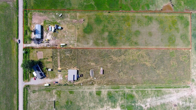 3537 Brogan Rd, Emmett, ID 83617 - aerial view of sparsely populated area featuring property parcel outlined
