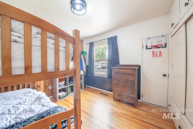 3509 8th St Unit C, Lewiston, ID 83501 - bedroom with light wood finished floors and a closet