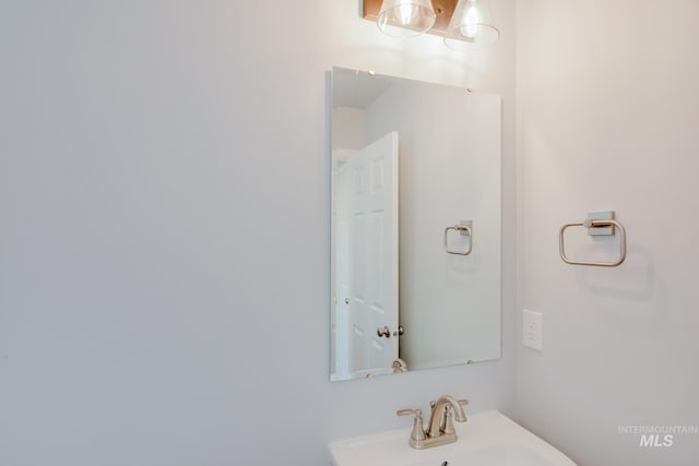 bathroom with a sink