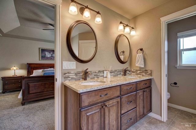 3623 E 3880 N, Kimberly, ID 83341 - bathroom featuring double vanity and tasteful backsplash
