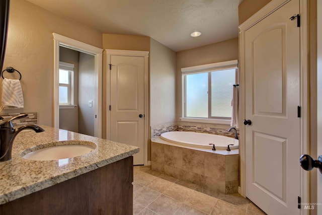 3623 E 3880 N, Kimberly, ID 83341 - full bath featuring a bath, vanity, and tile patterned floors