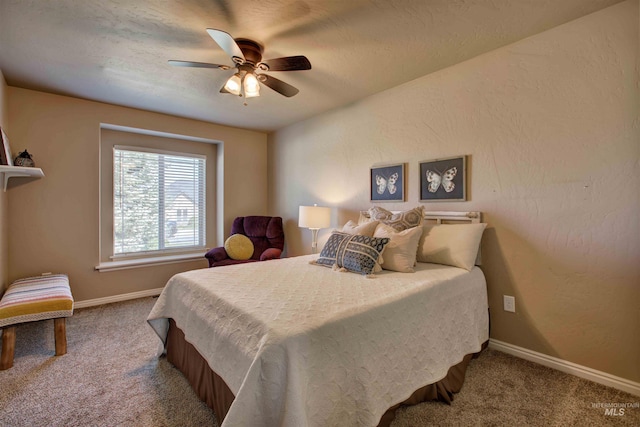 3623 E 3880 N, Kimberly, ID 83341 - carpeted bedroom with baseboards and ceiling fan