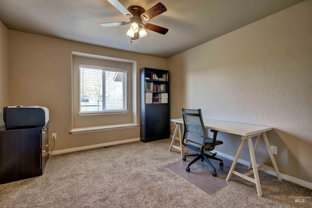 3623 E 3880 N, Kimberly, ID 83341 - carpeted office with a ceiling fan and baseboards