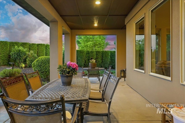 1480 N Colline Bello, Eagle, ID 83616 - view of patio with outdoor dining area