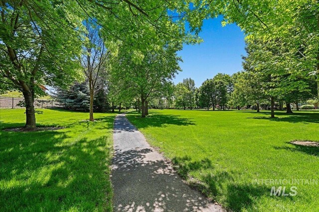 1480 N Colline Bello, Eagle, ID 83616 - surrounding community featuring a yard