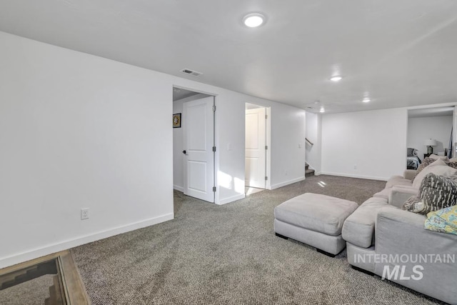 1930 Poplar Ave, Twin Falls, ID 83301 - living room with stairs and carpet flooring