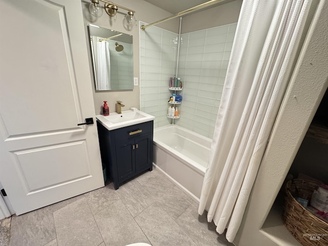 1128 30th St, Lewiston, ID 83501 - bathroom with shower / bath combo with shower curtain and vanity