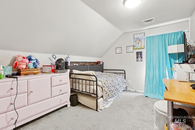 1128 30th St, Lewiston, ID 83501 - bedroom with light carpet and vaulted ceiling