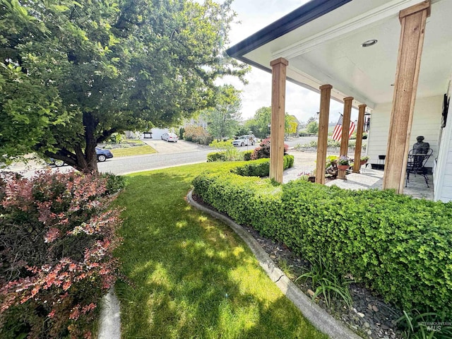 1128 30th St, Lewiston, ID 83501 - view of grassy yard with a porch