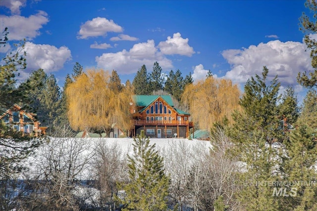 view of rear view of house