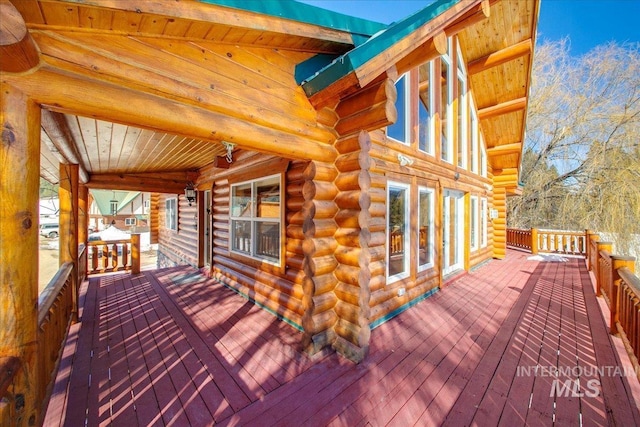 view of deck