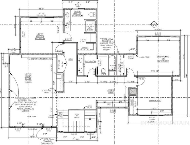 112 N Loop, New Meadows, ID 83654 - view of floor plan / room layout