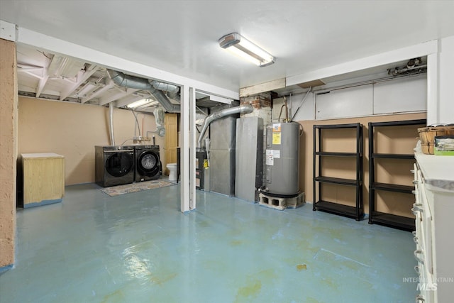 1806 N 28th St, Boise, ID 83703 - unfinished below grade area featuring water heater, washer and dryer, and heating unit