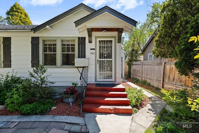 1806 N 28th St, Boise, ID 83703 - view of front of house with fence