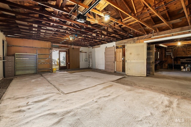 1806 N 28th St, Boise, ID 83703 - garage featuring a garage door opener