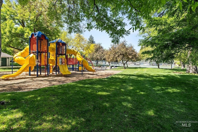 1806 N 28th St, Boise, ID 83703 - community jungle gym with a yard