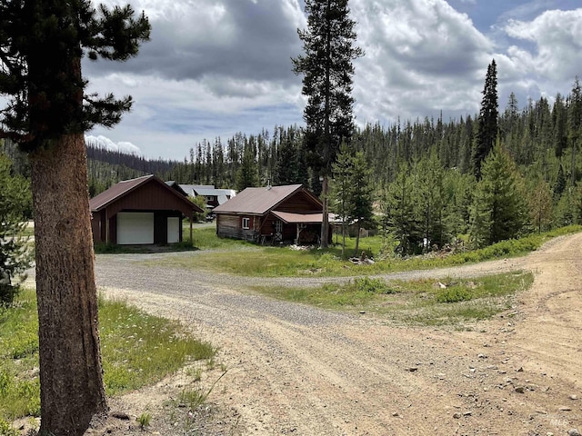 2771 Dixie Rd, Dixie, ID 83525 - view of dirt / gravel road featuring a wooded view