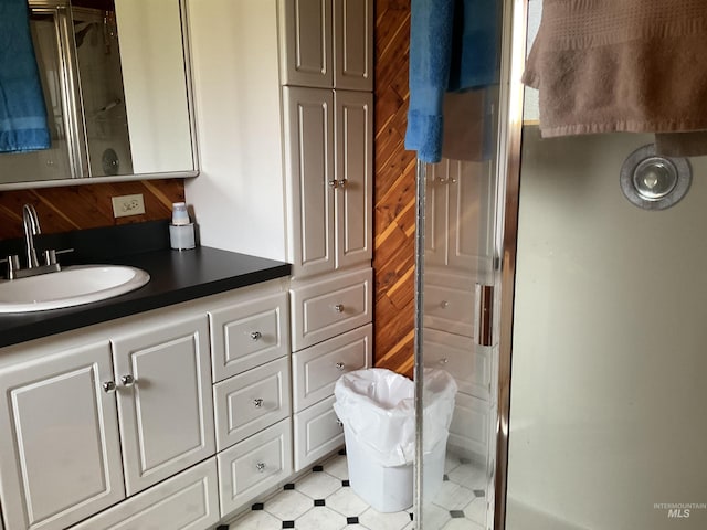 2771 Dixie Rd, Dixie, ID 83525 - full bathroom featuring vanity and a shower stall