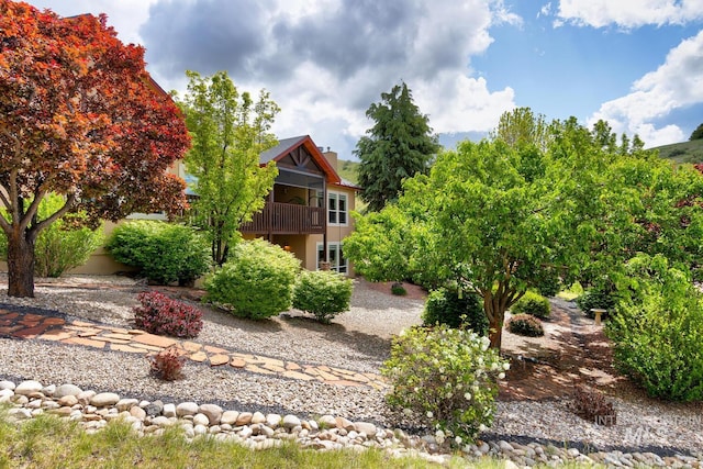 16089 N Basin Way, Boise, ID 83714 - back of property featuring stucco siding and a balcony