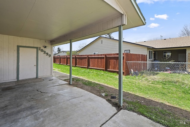 10397 10399 W Irving Ct, Boise, ID 83704 - view of patio with fence