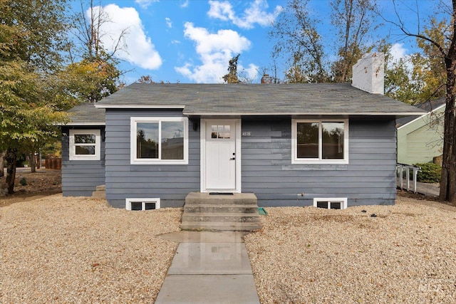 view of bungalow