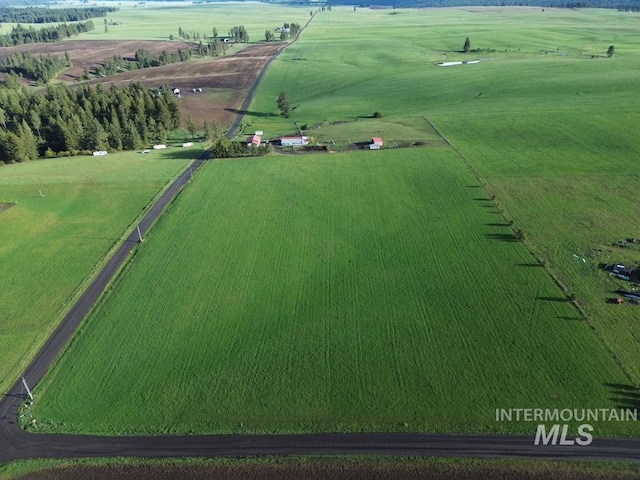 1585 Woodside Rd, Winchester, ID 83555 - aerial view of sparsely populated area with extensive farmland