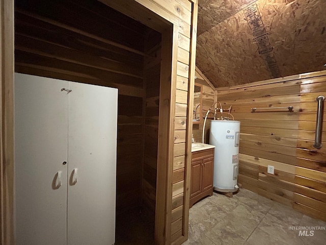 1585 Woodside Rd, Winchester, ID 83555 - interior space with wood walls