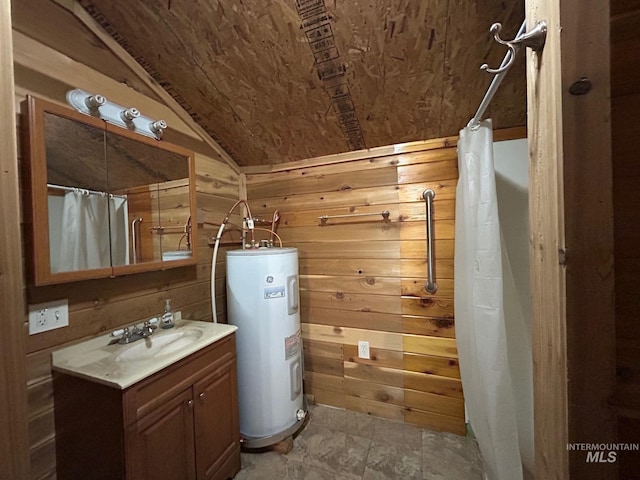 1585 Woodside Rd, Winchester, ID 83555 - utility room featuring electric water heater and a sink