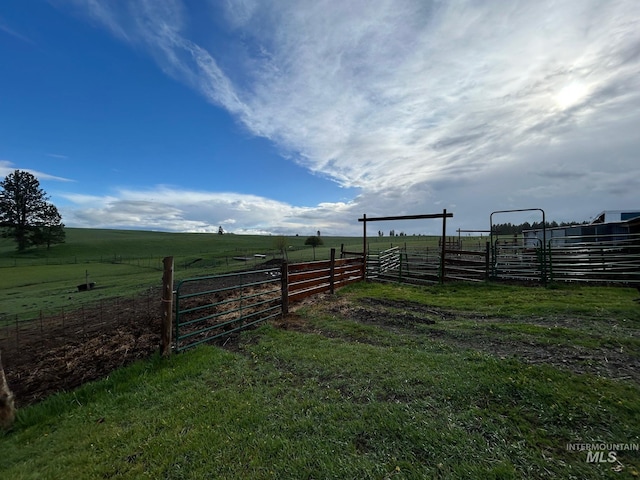 1585 Woodside Rd, Winchester, ID 83555 - view of yard featuring a view of rural / pastoral area and an exterior structure