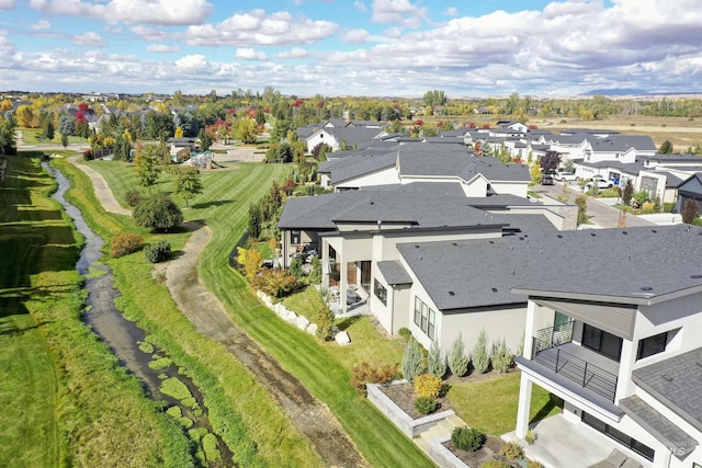 bird's eye view featuring a residential view