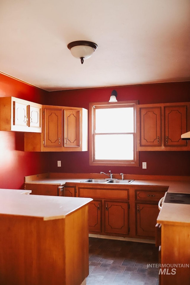 kitchen featuring sink
