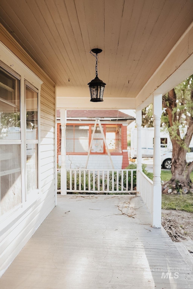 view of patio / terrace featuring a porch