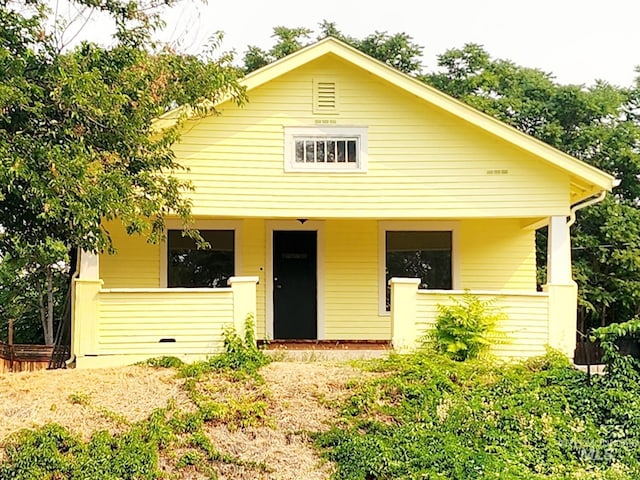 view of front of property