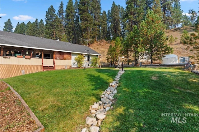 view of yard