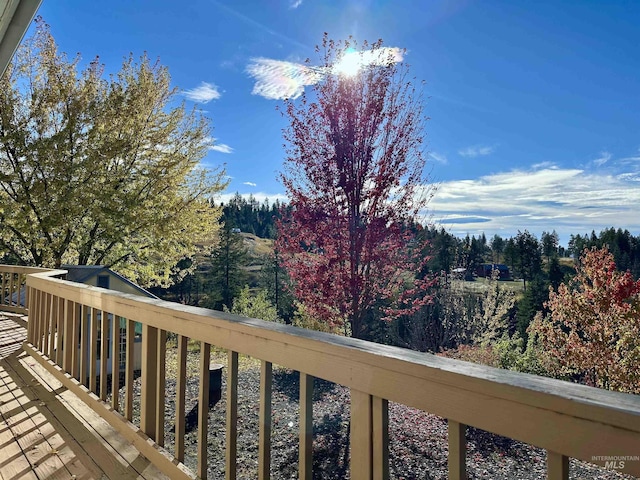 view of deck