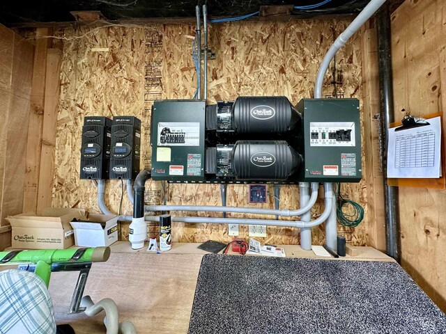 view of utility room