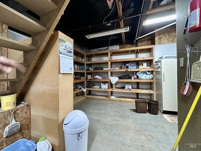 view of storage